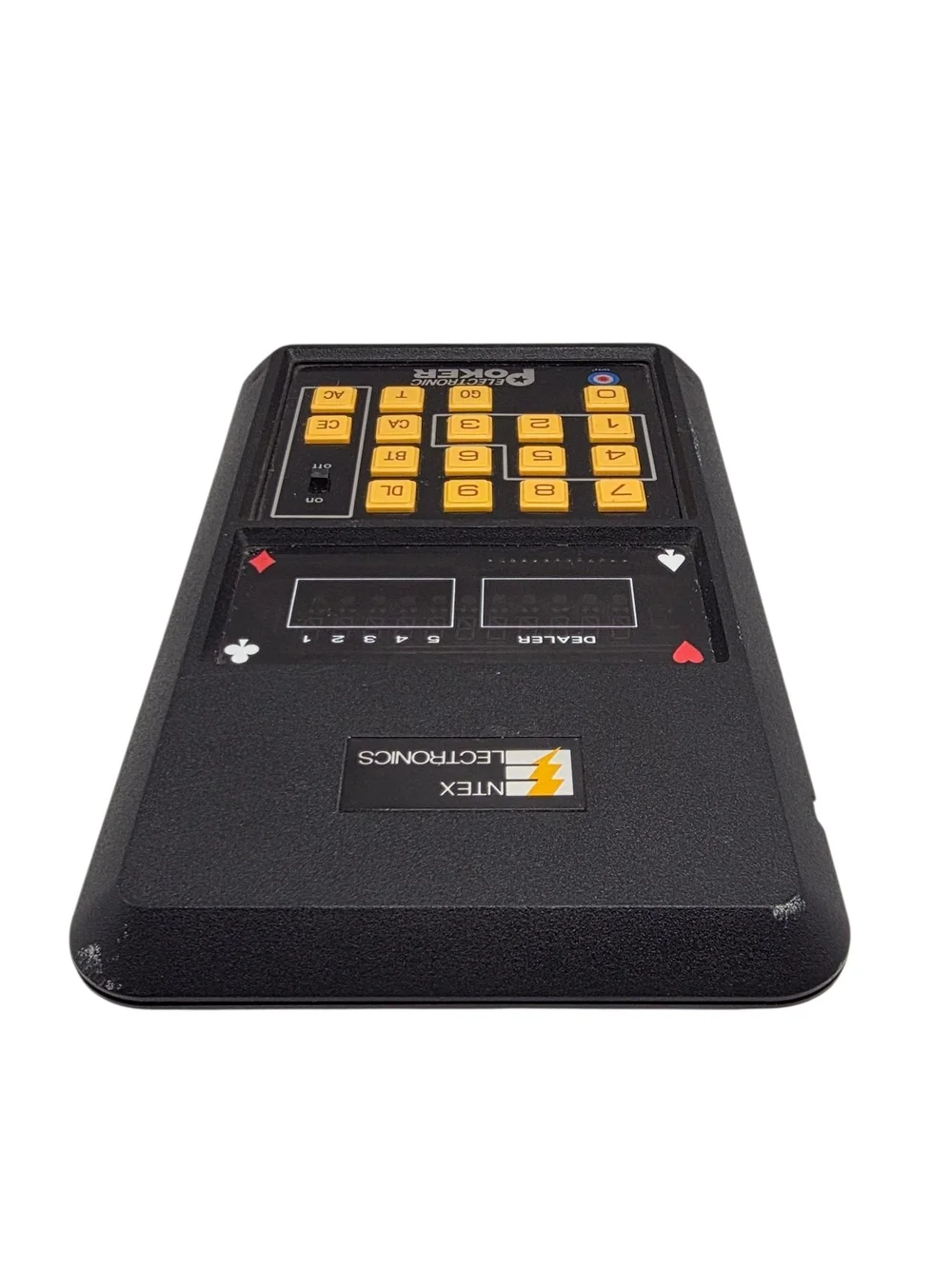 Vintage Entex Electronic Poker Handheld Game No. 6005 1979 Tested & Working
